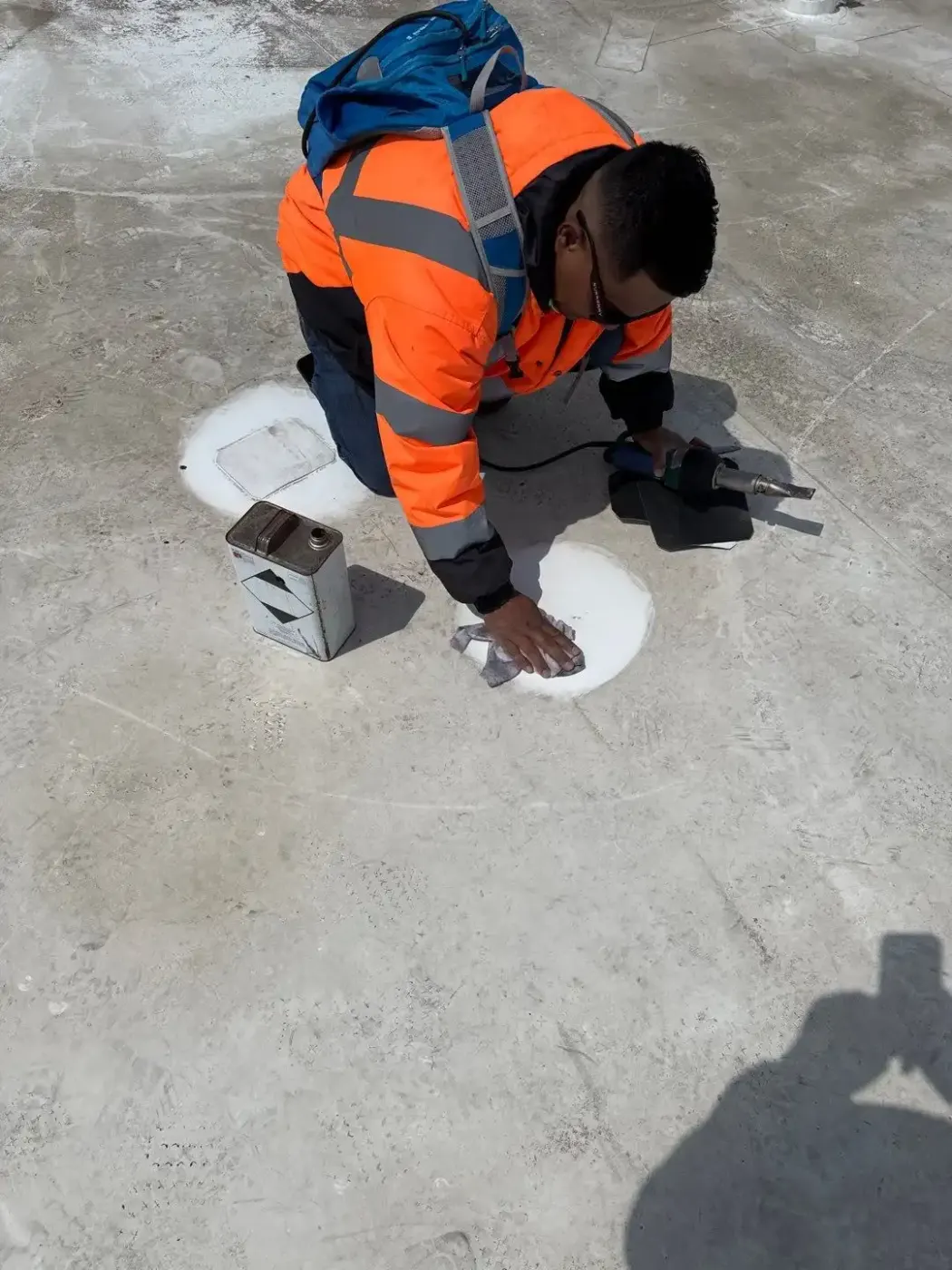Commercial roof inspection documented in Batesville